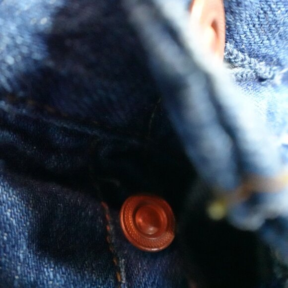 JOURNAL STANDARD Relume Jeans 32 x 31 Blue Cotton Redline Selvedge Button Fly - Picture 7 of 11